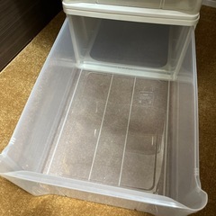 クローゼットケース　引き出し浅型×3の画像