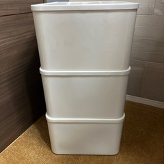 クローゼットケース　引き出し浅型×3の画像