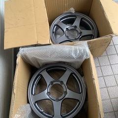 中古　マナレイ　オフパフォーマー　4本　16インチ　5.5j  オフセット＋22 　ガンメタ　　ジムニー　jb64 　jb23の画像