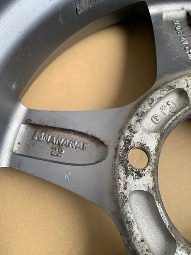 中古　マナレイ　オフパフォーマー　4本　16インチ　5.5j  オフセット＋22 　ガンメタ　　ジムニー　jb64 　jb23