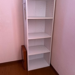 カラーボックス　棚　白の画像