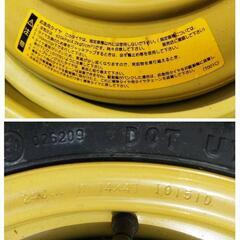 T115/70D14  88M  TOYO TIRE製  応急タイヤ(スペアタイヤ / テンパータイヤ) 14㌅ × 4T × 4穴 × PCD100mmの画像