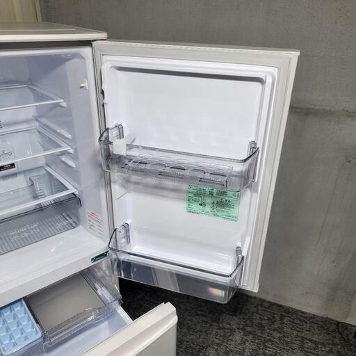 高年式2024年式 146L 三菱 冷蔵庫 MR-P15E4K-W 三菱電機 冷蔵庫 146L 右開き 2ドア 幅48cm 一人暮し向け フル