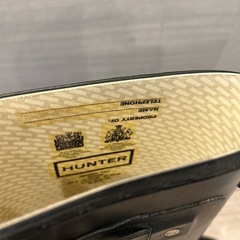 HUNTER ブラック 長靴  レインブーツの画像