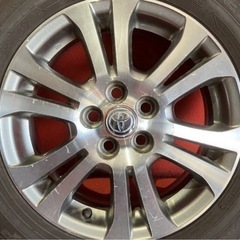 バリ溝 ノア・ヴォクシー トヨタ純正タイヤホイール スタッドレス4本セット【195/65R15】の画像