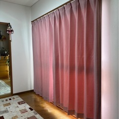 【終了】ニトリ 防炎カーテン ローズの画像
