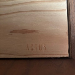 クイーンサイズ　ベッド　ACTUS