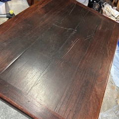唐木　座卓　ローテーブル　無垢材　リメイクや材料にもの画像