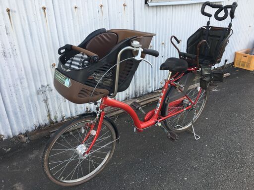 サイクルベースあさひ プチママン 子供2人乗せ自転車 3人乗り 3段ギア