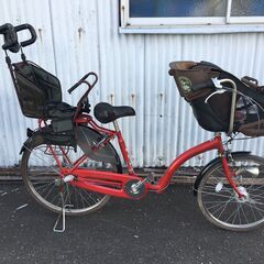 サイクルベースあさひ　プチママン　子供2人乗せ自転車　3人乗り　3段ギアの画像