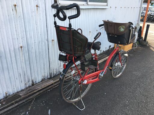 サイクルベースあさひ プチママン 子供2人乗せ自転車 3人乗り 3段ギア