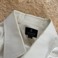 LANVIN COLLECTION ランバン　長袖ワイシャツ 白 の画像