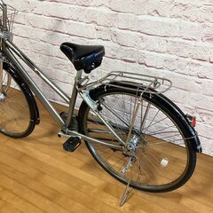 【大人用】整備済中古自転車 ブリヂストン 27型アルベルトS型 銀色 <自転車のオオムラ 静岡店>の画像