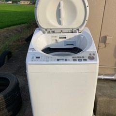 洗濯乾燥機　8kg 【ジャンク扱いで】の画像