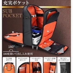 防水、仕事用バック　リュックの画像
