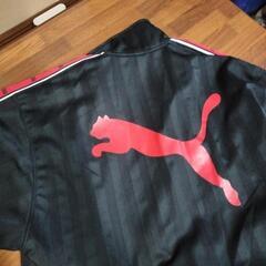 Puma ブラック ストライプジャージの画像