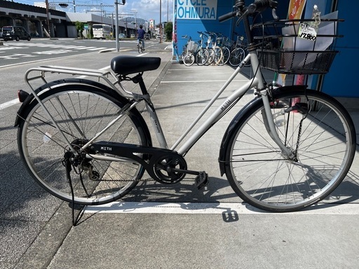 完売御礼】【大人用】整備済中古自転車 丸石 27型ミース グレー色