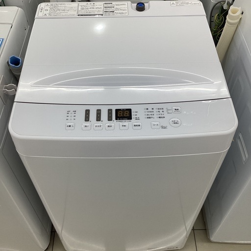 【6ヶ月保証】全自動洗濯機 Hisense AT-WN5511-WH 5.5kg 2021年製 50hz/60hz 256