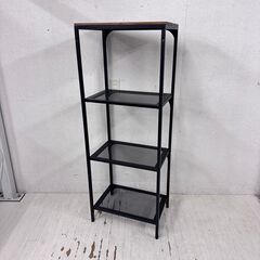  24403  3段スチールラック　幅51cm IKEA   ◆...