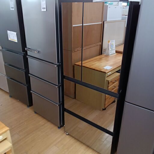 値下げしました!!★ジモティ割あり★ TWINBIRD ミラー式冷蔵庫 HR-EI35 354L 24年製 新品参考定価188,000円 動作確認／クリーニング済み TK5311【リユースのサカイつくば店】