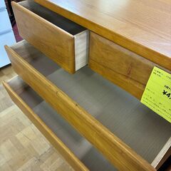 【ジャングルジャングル深井店】★6段チェスト 茶 収納家具 家具 クリーニング済 堺市（中区 堺区 東区 西区 南区 北区）和泉市 河内長野市 富田林市 松原市 狭山市 【FU2389】の画像