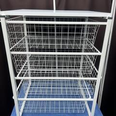  ① IKEA 4段収納ラック ANTONIUS 16739 廃盤品の画像