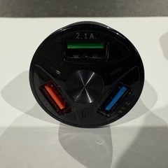 シガーソケット 増設USB 車載携帯充電 12V 24V 対応　２個セット（中古品）の画像