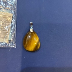 アクセサリー　タイガーアイ　天然石　ペンダント　トップの画像