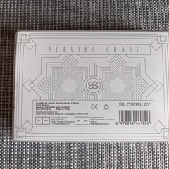SLOWPLAYプレミアムプラスチックトランプ - 2デッキセット - 美品の画像