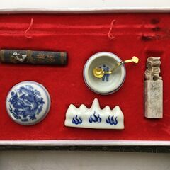 書道用品 書道具 5点セット（中国）の画像