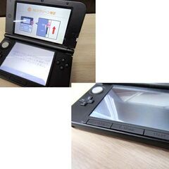 ニンテンドー3DS LL レッド×ブラック 本体のみ タッチペン欠品 画面キズ有 中古 初期化/簡易動作確認済み 任天堂 苫小牧西店の画像