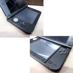 ニンテンドー3DS LL レッド×ブラック 本体のみ タッチペン欠品 画面キズ有 中古 初期化/簡易動作確認済み 任天堂 苫小牧西店の画像