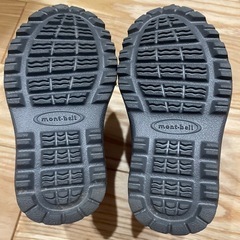 【美品】mont-bell モンベル 子供用ブーツ １４㎝の画像