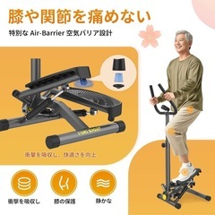 健康ステッパー 足踏み健康器具 負荷調整付きの画像