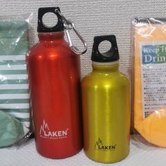 【新品未使用】2本セット　LAKENステンレスボトル　保冷温ケース付き