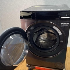 最安値【展示品】2024年製AQUAドラム式洗濯機12キロ　AQW-DX12P 配達無料！の画像
