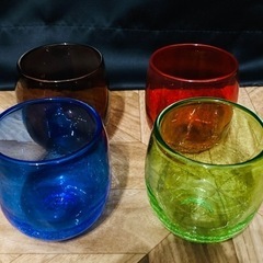 琉球ガラス　食器　未使用