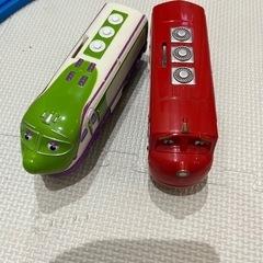 プラレール　大量　まとめ売り➕チャギントン　ウィルソンと回転台はじめてセット　おもちゃ箱付の画像