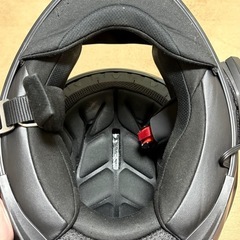 ☆インカム付き☆Kabuto Shuma ヘルメット Mサイズ マットブラックの画像