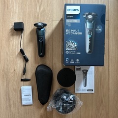 使用回数僅か美品　フィリップス　新品消毒液　シェーバー　髭剃り 