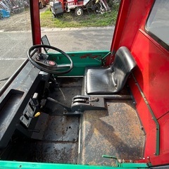 アテックス　ダンプ　運搬車 4WD 油圧　パワステ 中折れ　キャビン　セル付き　四駆 トレーラー　荷台　搬送 乗用　三方開　運搬車 SE530 四国製作所　宮崎　簡易始動動画ありの画像