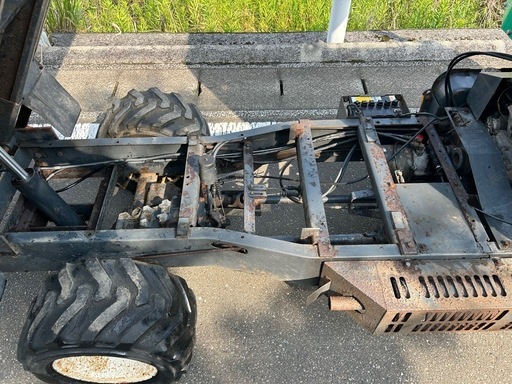 アテックスダンプ運搬車 4WD 油圧パワステ 中折れキャビンセル