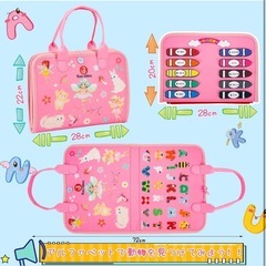 【新品】モンテッソーリ 玩具 ビジーボード 幼児 知育玩具 女の...