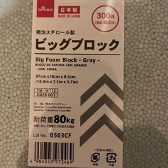 発泡スチロール製ビッグブロックの画像