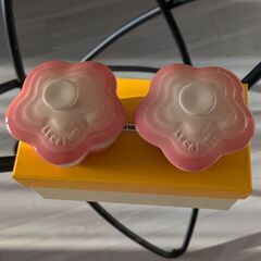 【未使用】ル・クルーゼ　お花型ラムカン（2個セット）