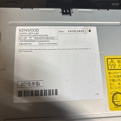 KENWOOD ナビの画像