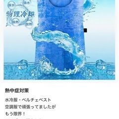 水冷服ベスト？？の画像