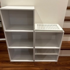 カラーボックス　4つ