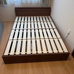 リュカ2 ダブルベッドフレーム　の画像