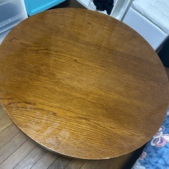 【決まりました】木の円卓　折りたたみ　テーブル